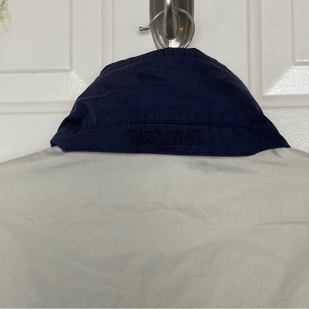 Pacific Trail Vintage Off White Windbreaker Jacket Size L - Picture 3 of 17